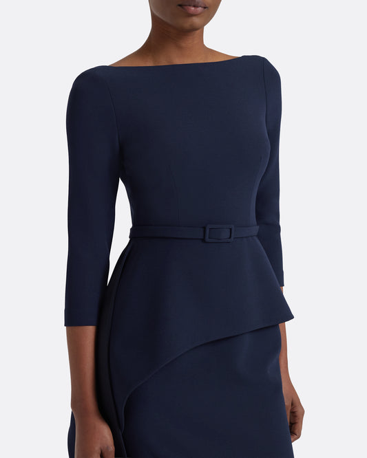 Estelle midi Dress in Maritime Blue