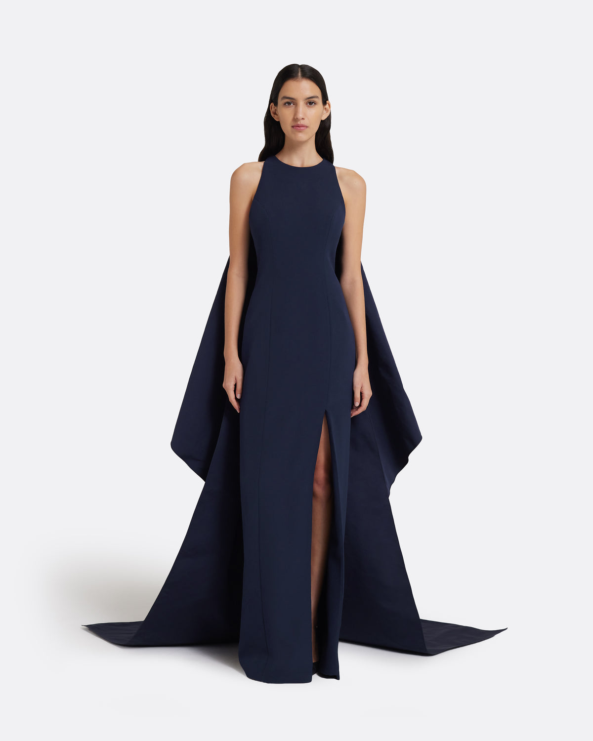 Selena Long Dress in Maritime Blue