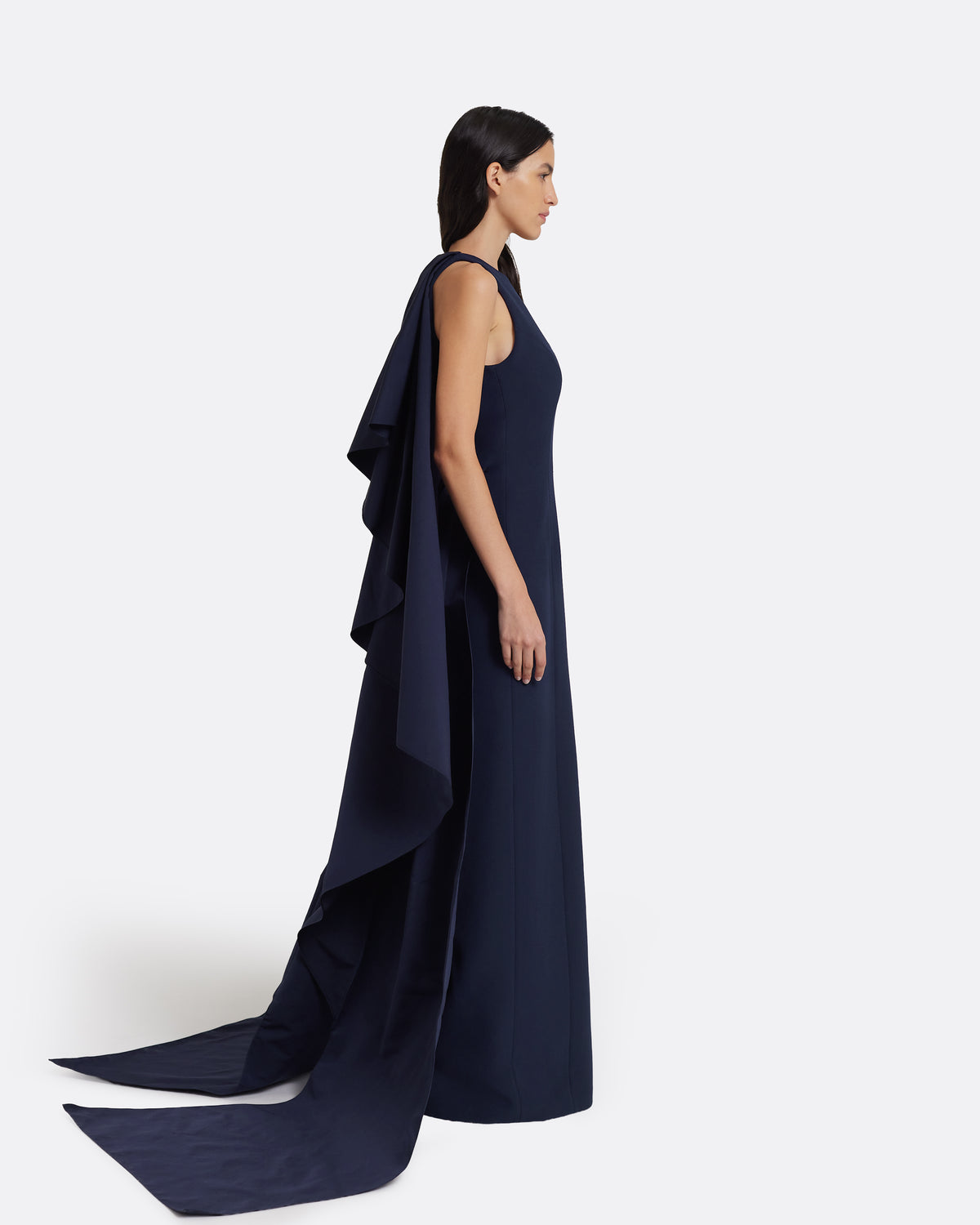 Selena Long Dress in Maritime Blue