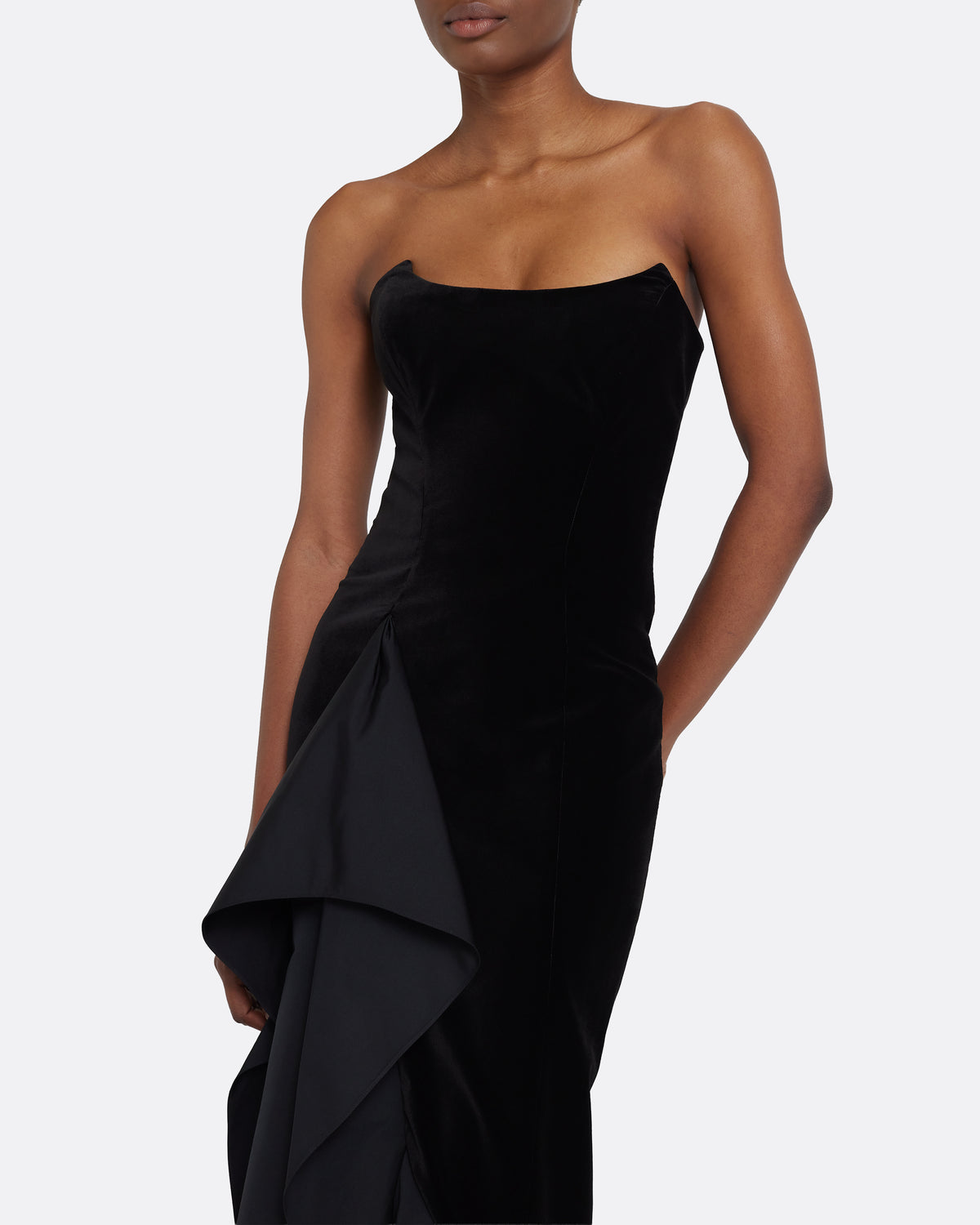 Fianne Long Dress in Black