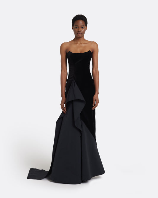 Fianne Long Dress in Black