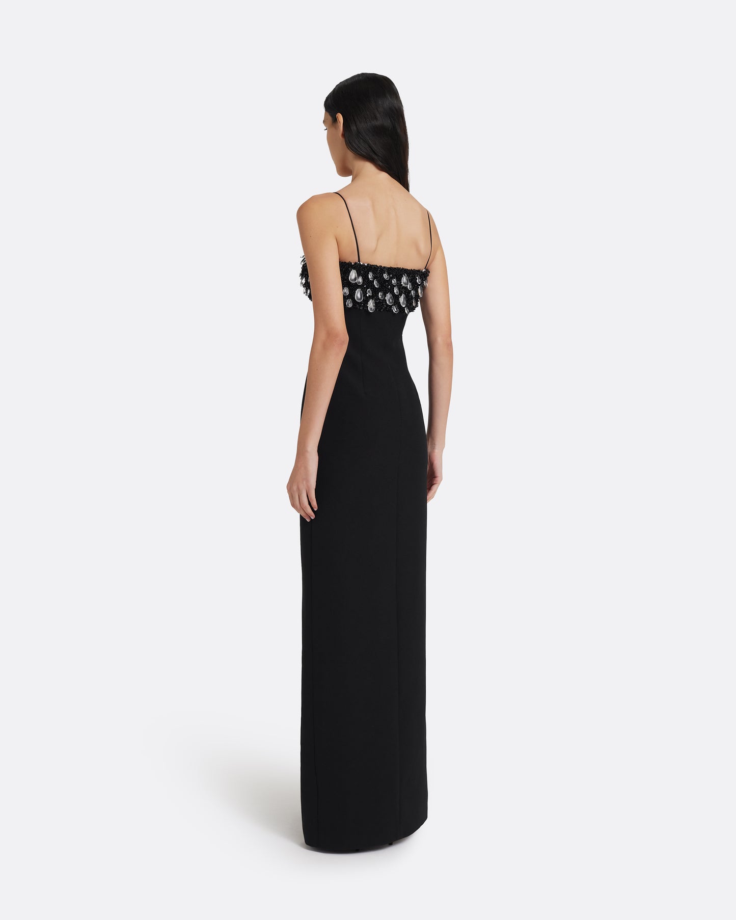 Nyra Long Dress in Black
