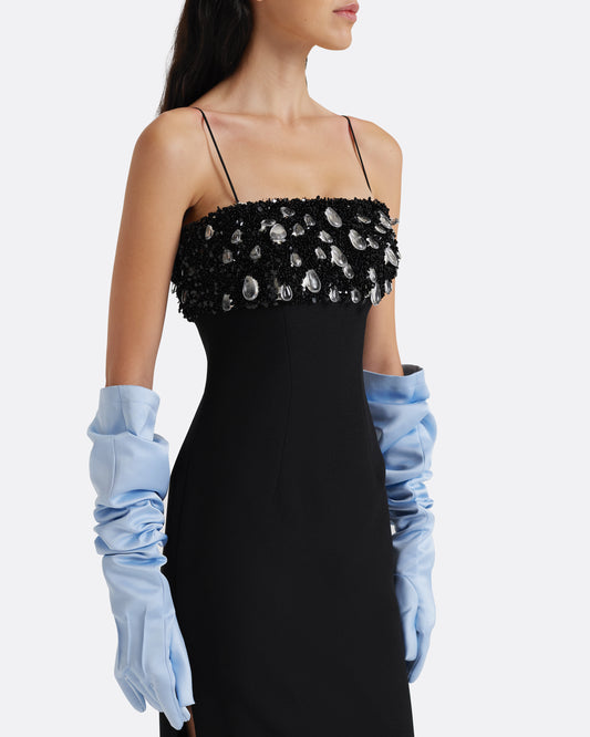 Elda Gloves in Pale Blue