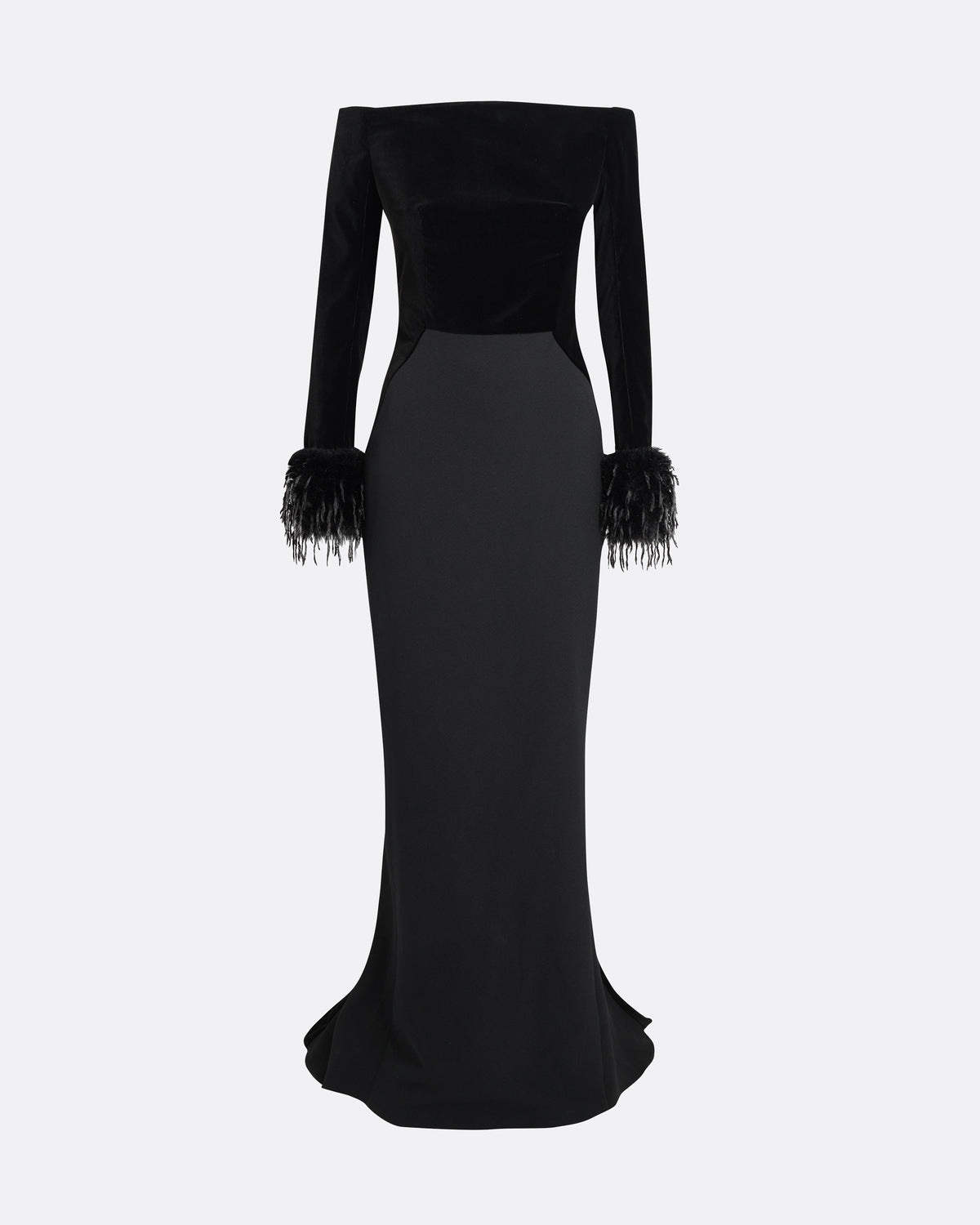 Fiora Long Dress in Black