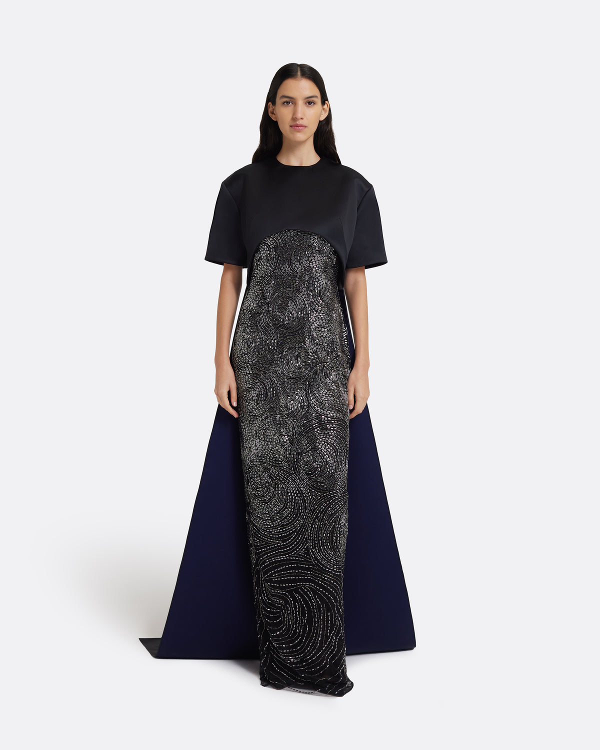 Rionaise Long Dress in Black