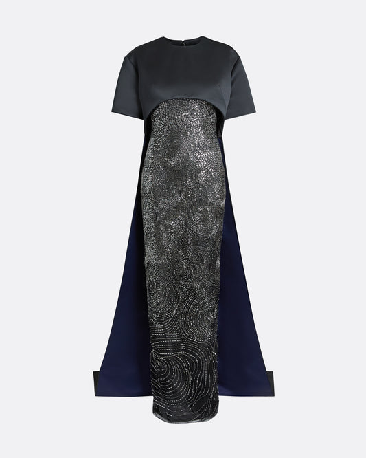 Rionaise Long Dress in Black