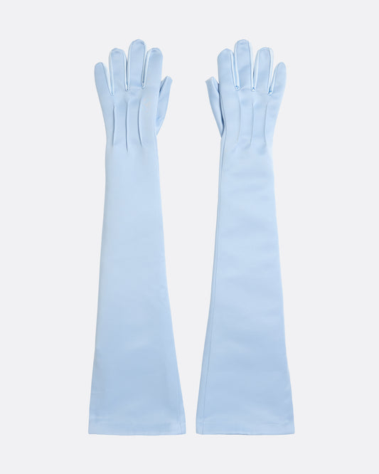 Elda Gloves in Pale Blue