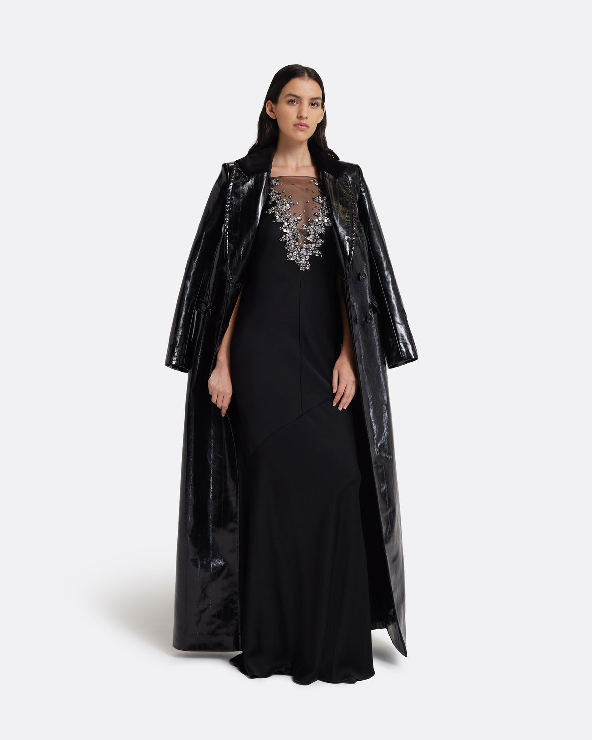 Alain Coat in Black