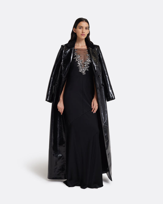 Alain Coat in Black