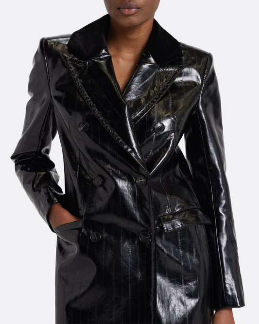 Alain Coat in Black