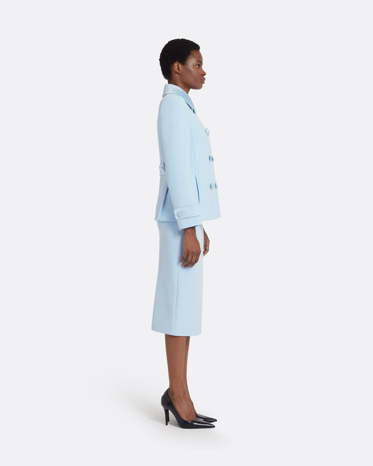 Chiabella Jacket in Pale Blue