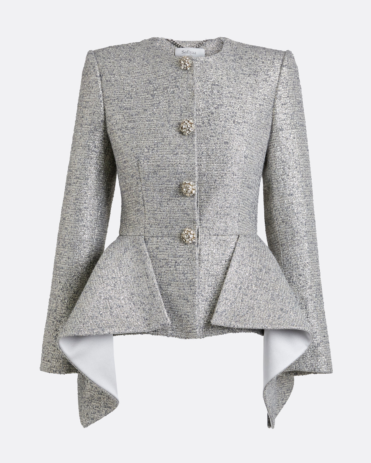Perla Jacket in Silvery Grey