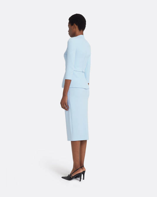 Shira Top in Pale Blue