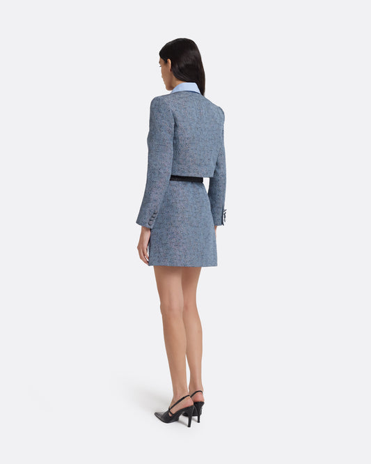 Sabia Jacket in Denim Jacquard