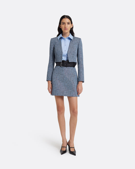 Sabia Jacket in Denim Jacquard