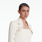 Amari Ivory Harness & Soshin Dress With Carnation Embroidery