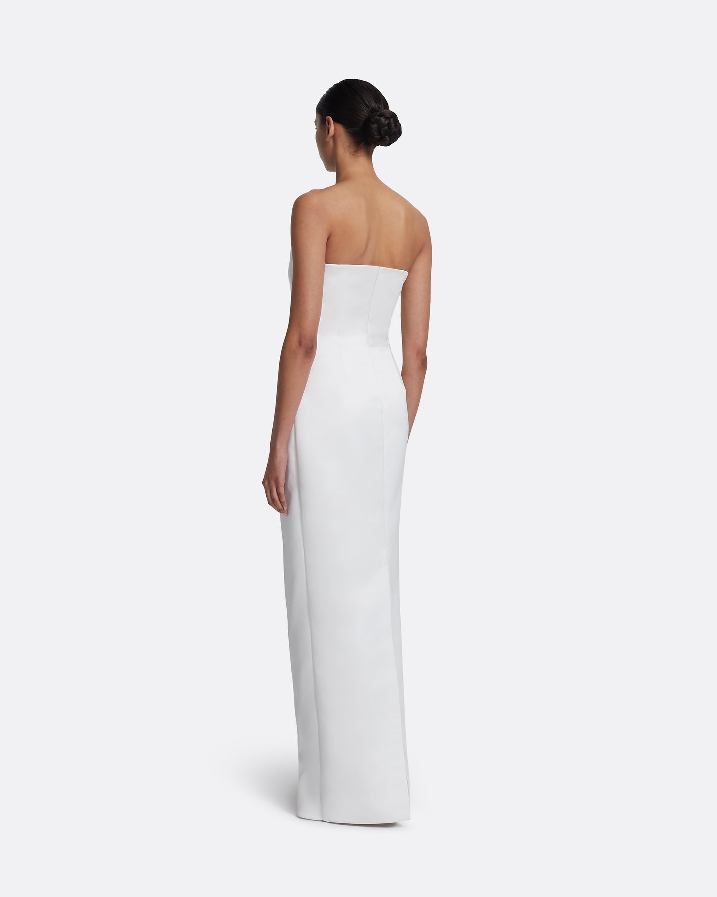 Misaki Long Dress in Porcelain
