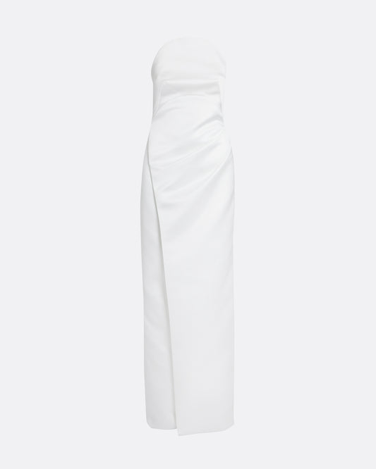 Misaki Long Dress in Porcelain