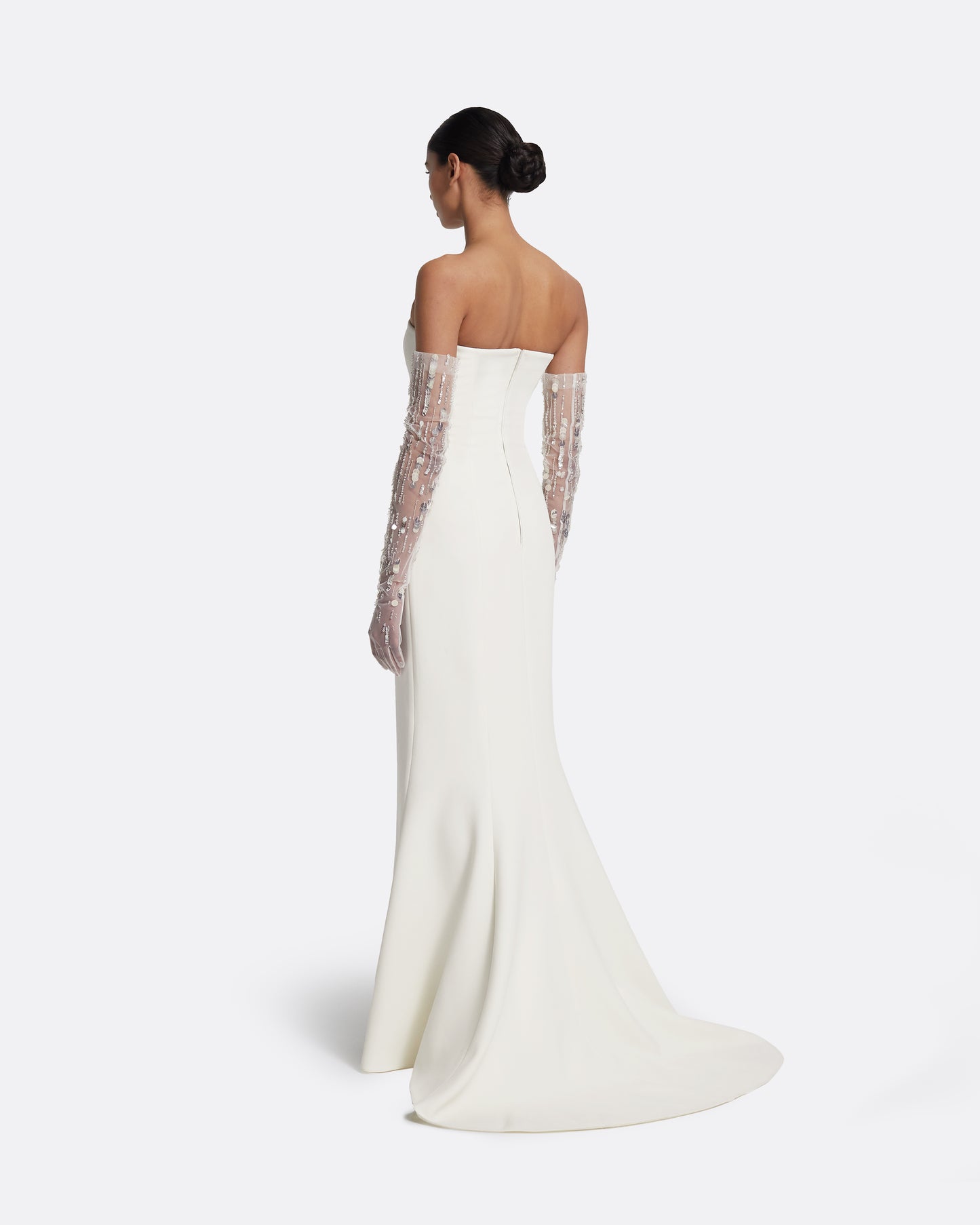 Gabriella Long Dress in Ivory