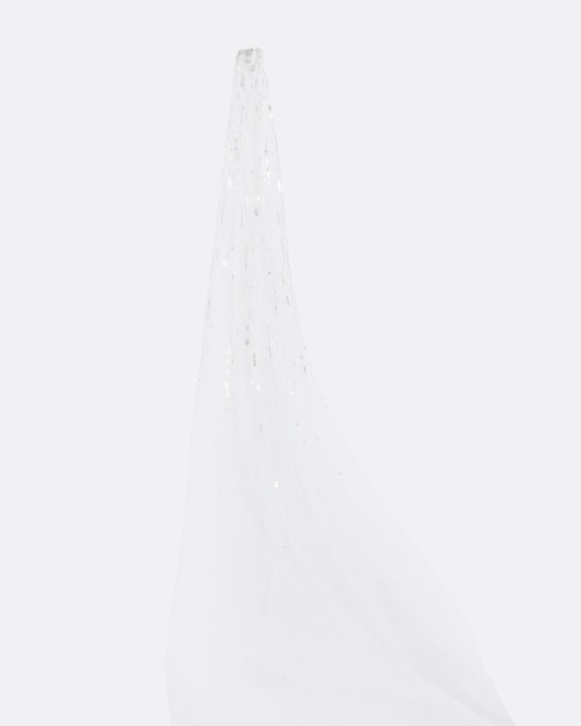 Edith Veil in Ivory with Crystal Embellishment