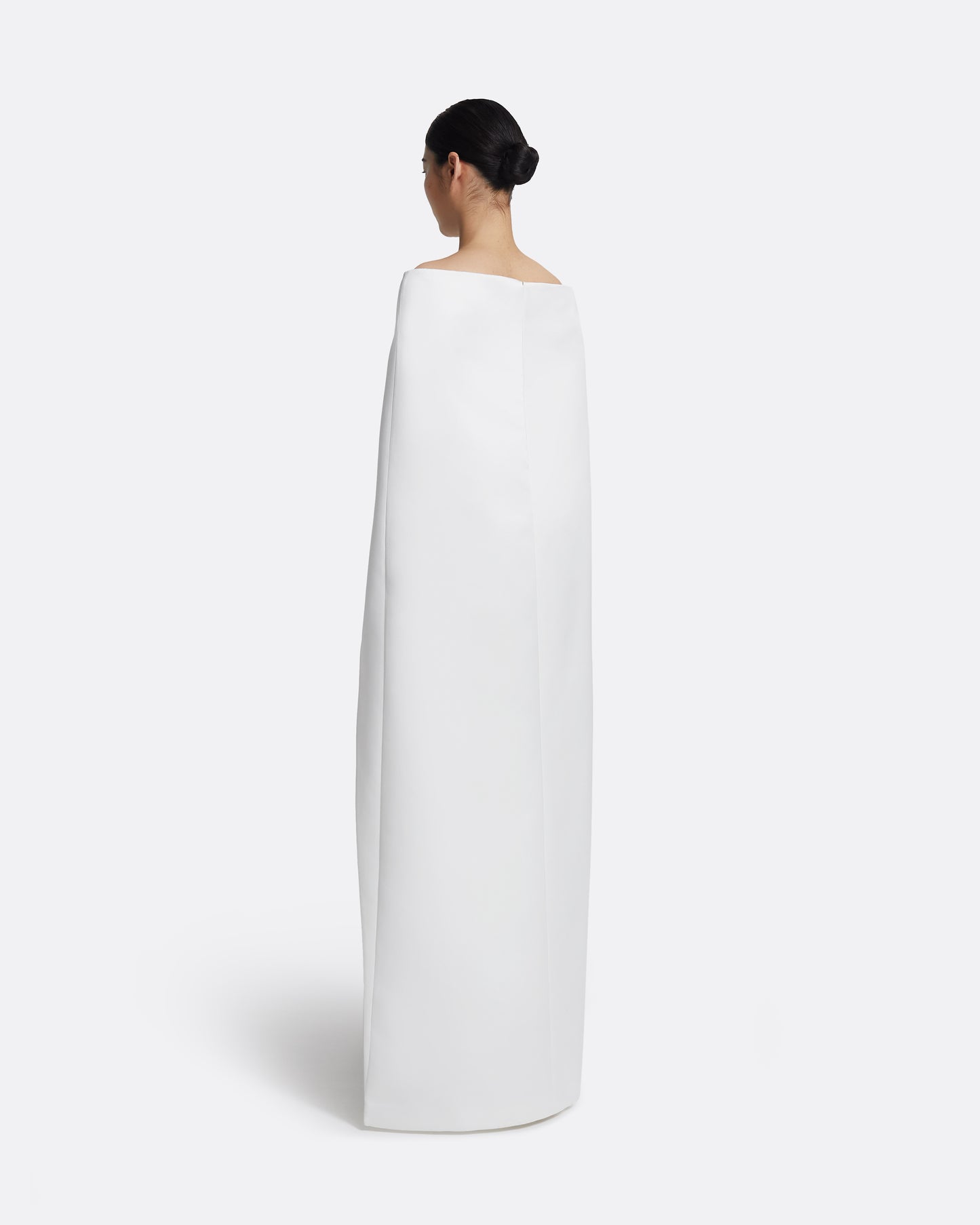Azrael Long Dress & Maddox Harness in Porcelain