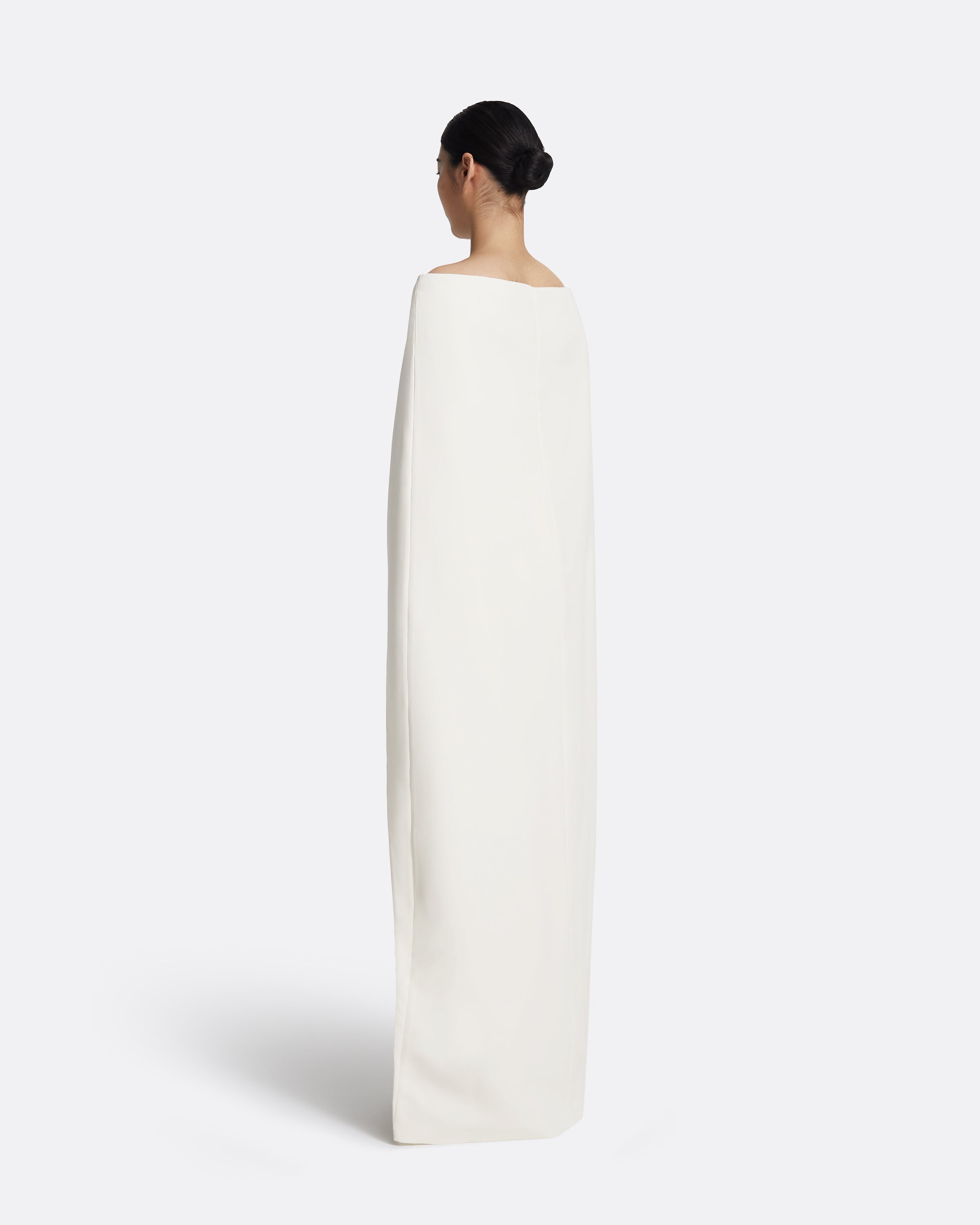 Azrael Long Dress & Maddox Harness in Ivory – Safiyaa London