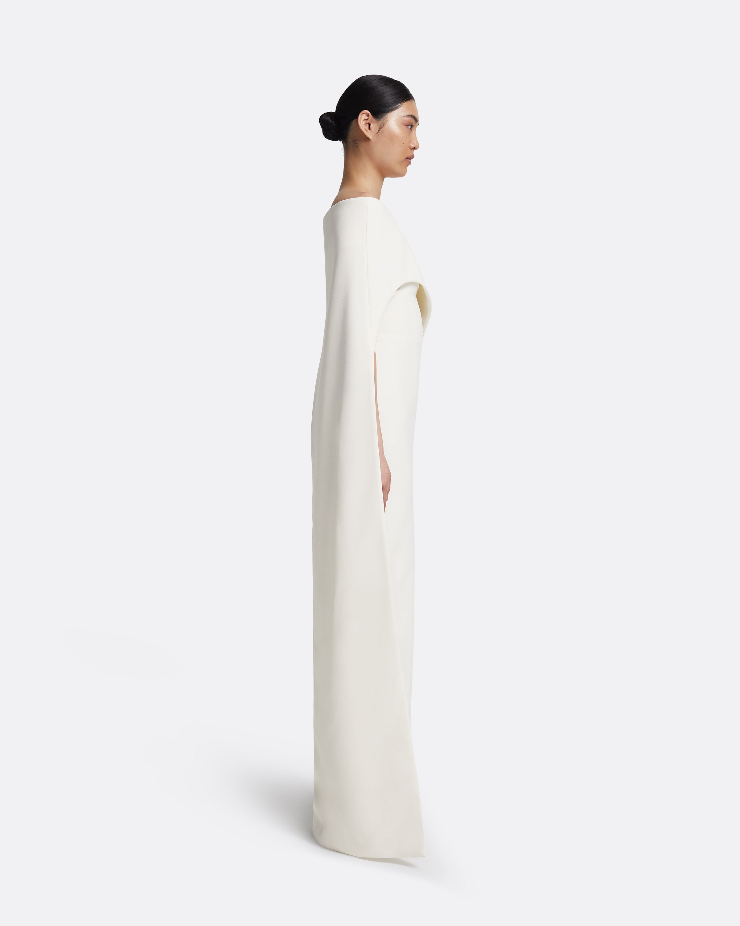 Azrael Long Dress & Maddox Harness in Ivory – Safiyaa London