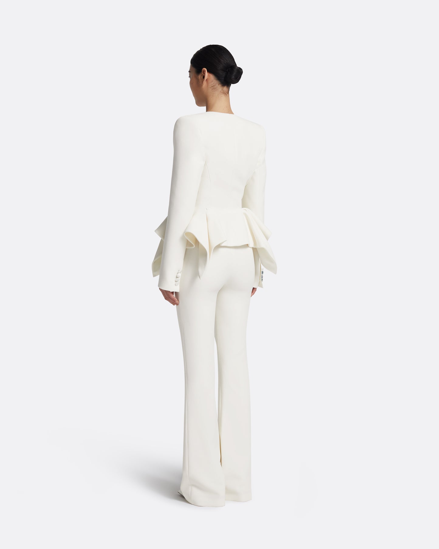 Renna Jacket in Ivory with Crystal