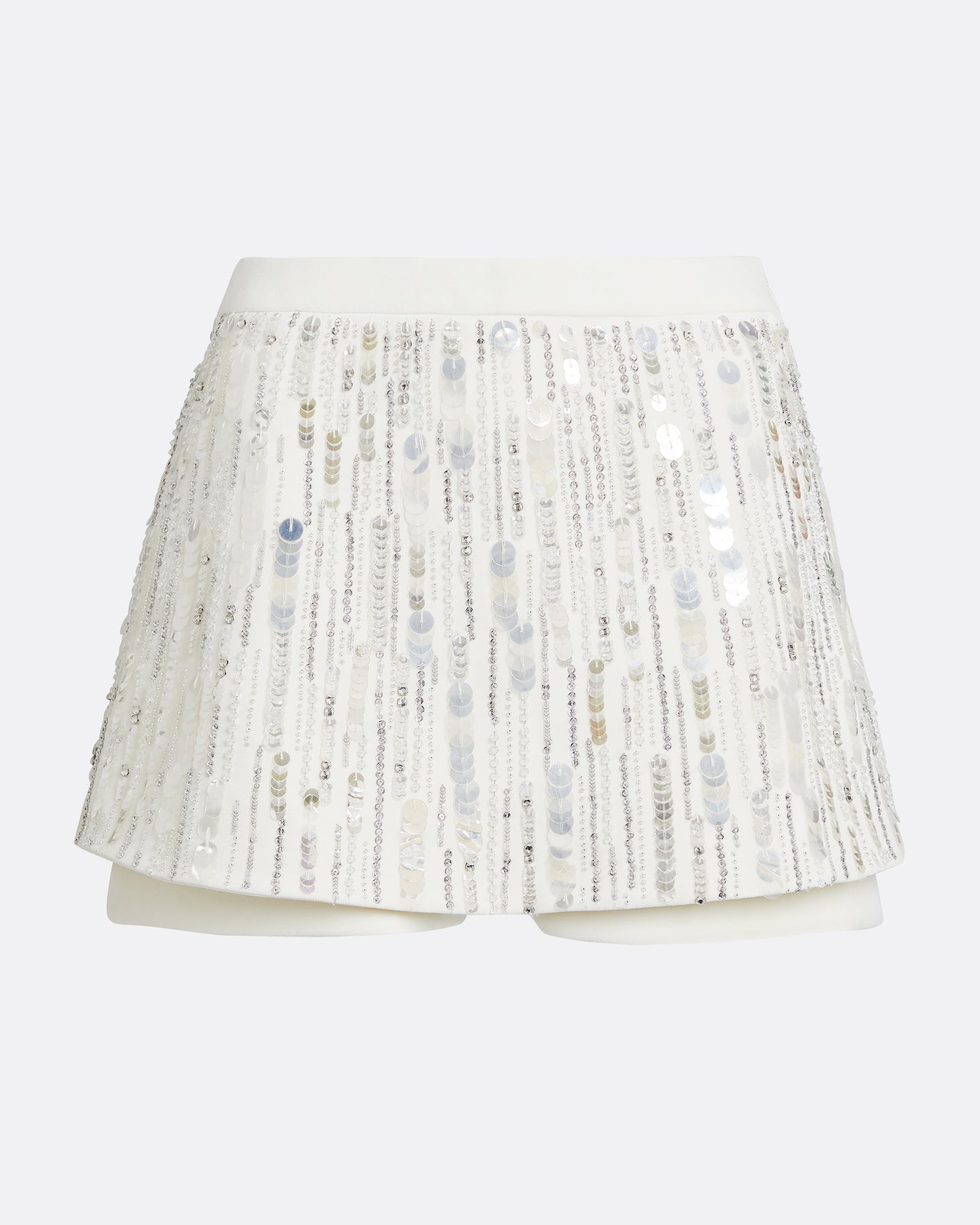 Matilda Skirt in Ivory with Crystal Embellishment