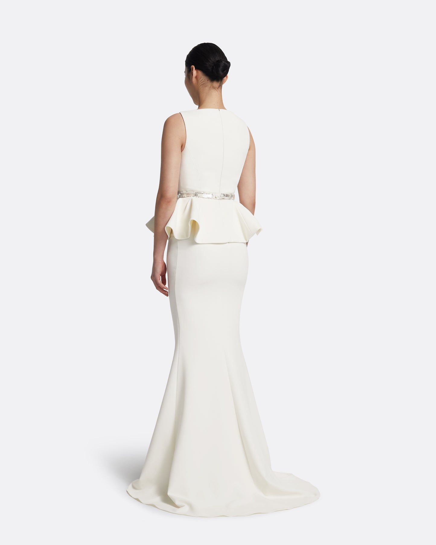 Komomi Top in Ivory with Crystal