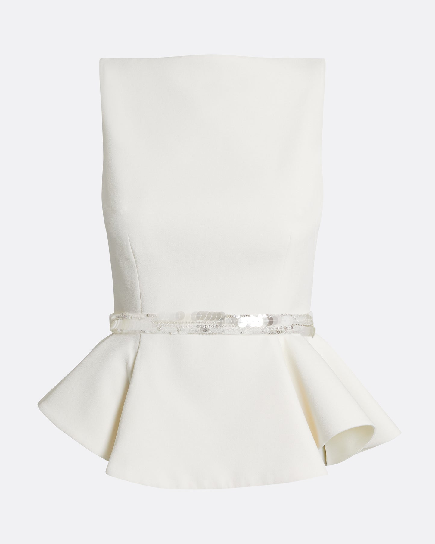 Komomi Top in Ivory with Crystal