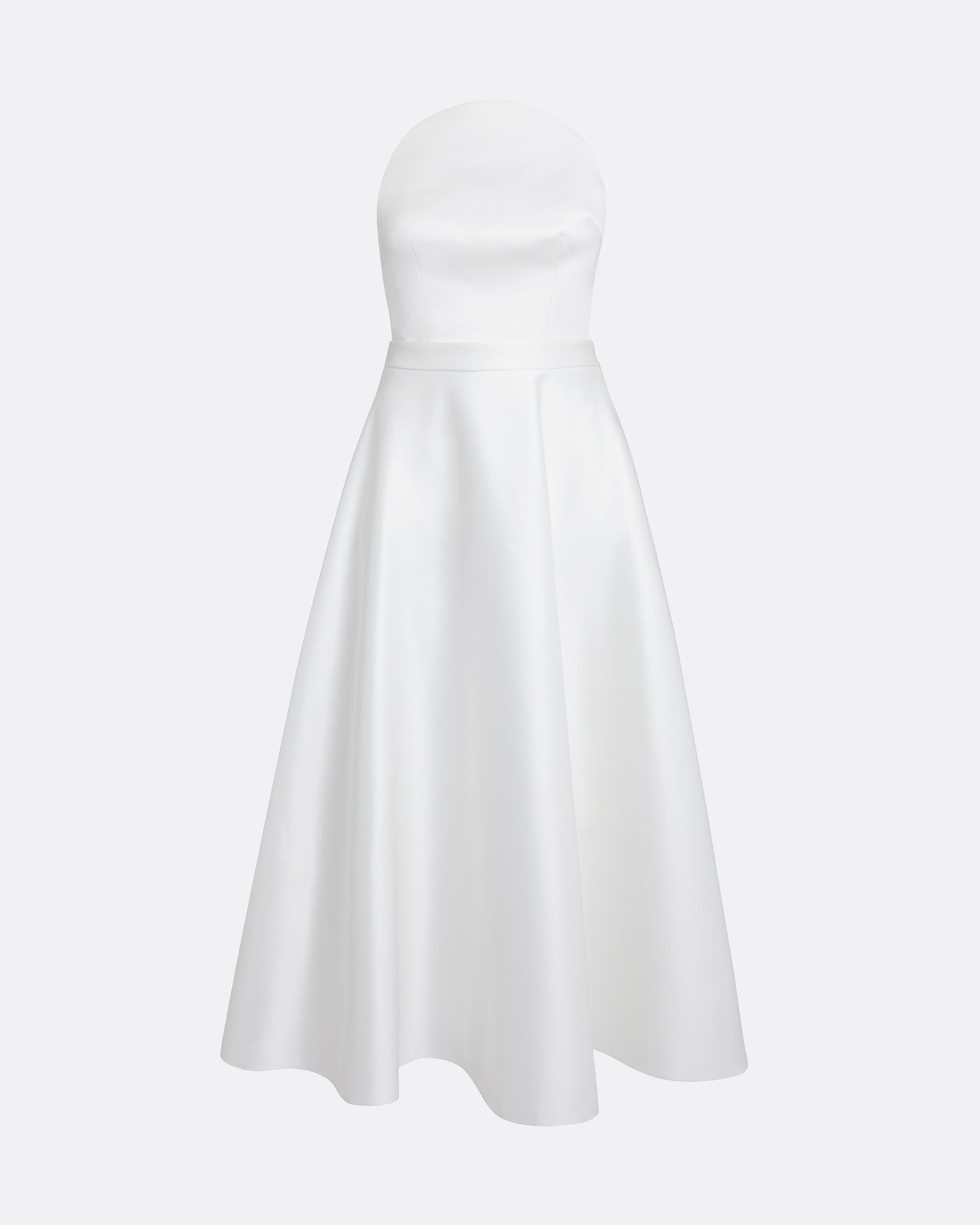 Lory Midi Dress in Porcelain
