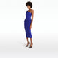 Delani Azure Blue Midi Dress