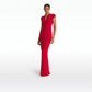 Dana Dazzling Red Long Dress