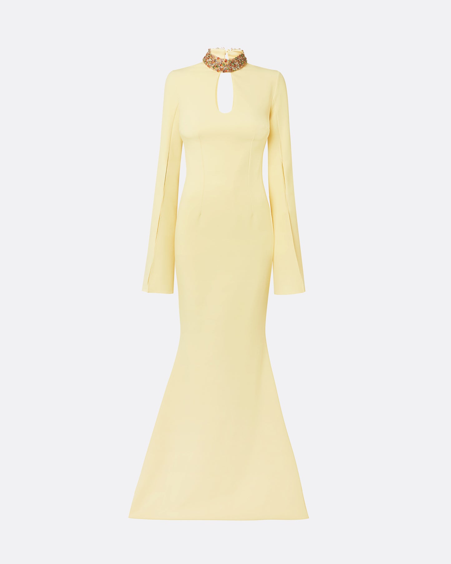Anouk Pale Yellow Long Dress