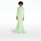 Kamala Aloe & Mirror Disc Embroidery Long Dress
