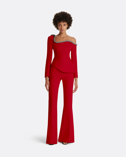Aime Crimson Top