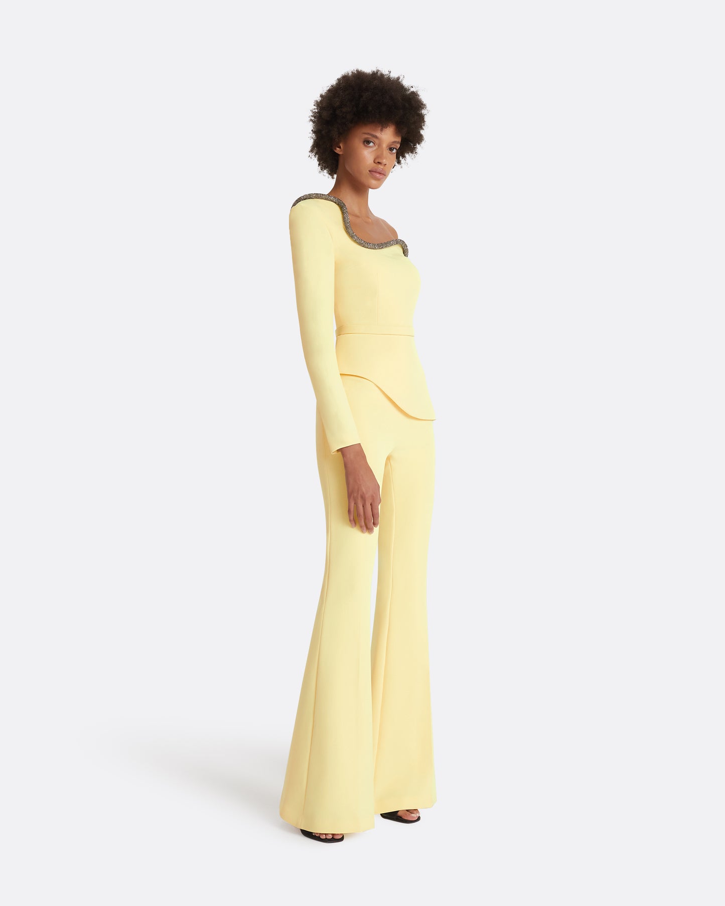 Aime Pale Yellow Top