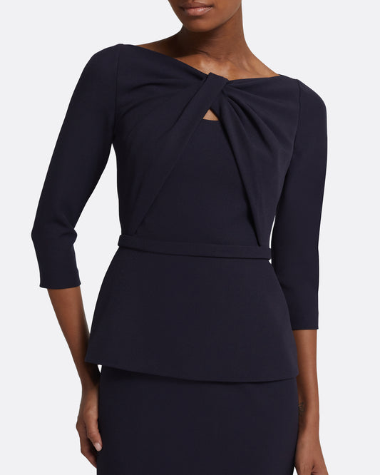 Rildanna Midi Dress in Midnight Navy
