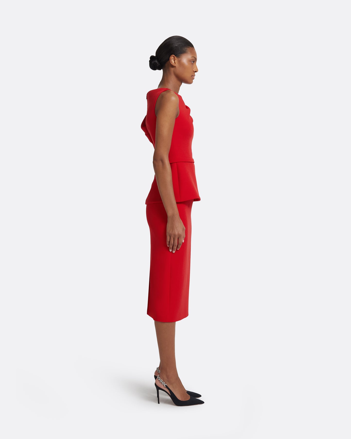 Emel Tops in Cherry Red