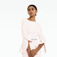 Alondra Pale Pink Midi Dress