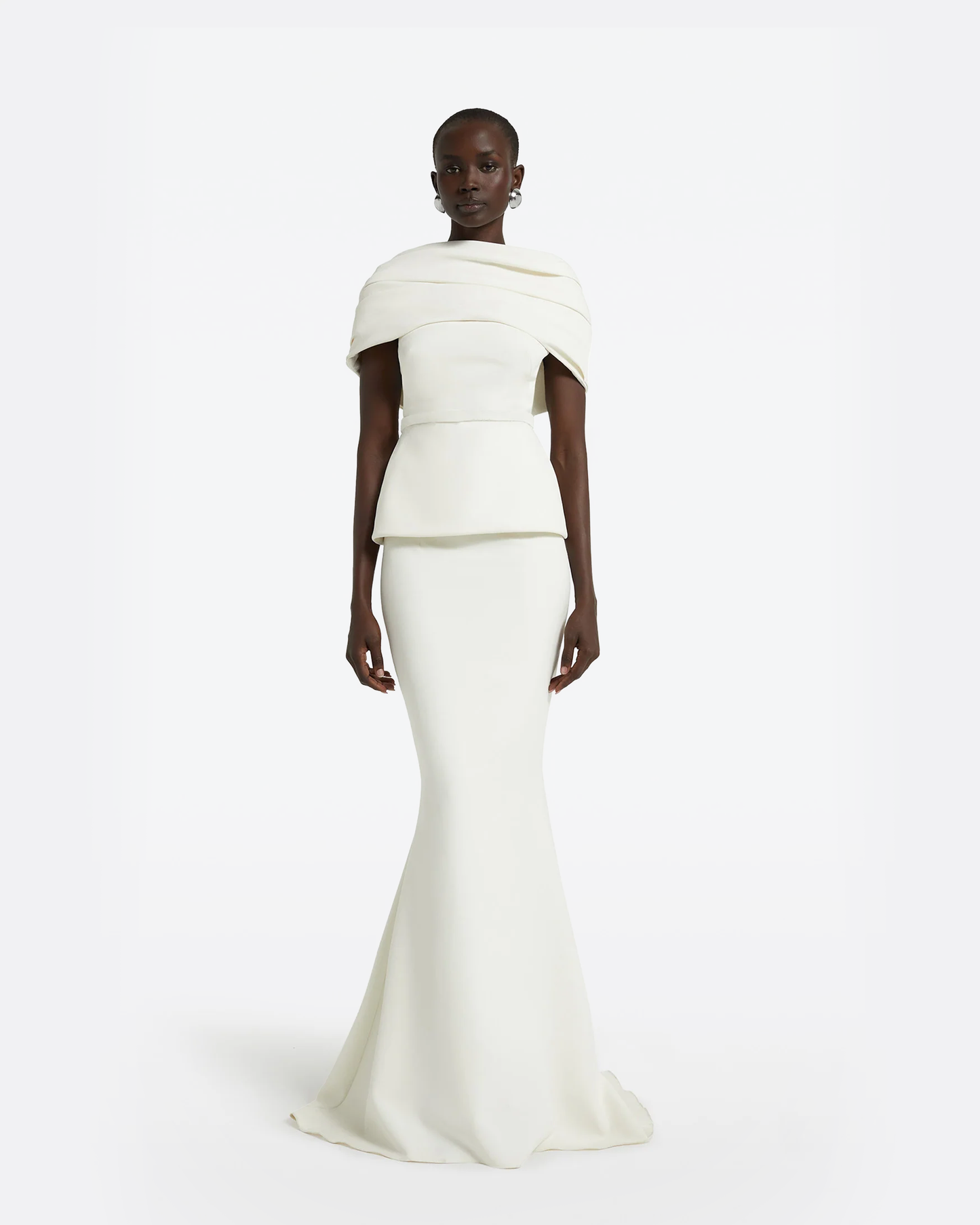 Loura Long Dress in Ivory