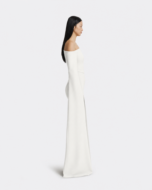 Rinna Long Dress in Ivory