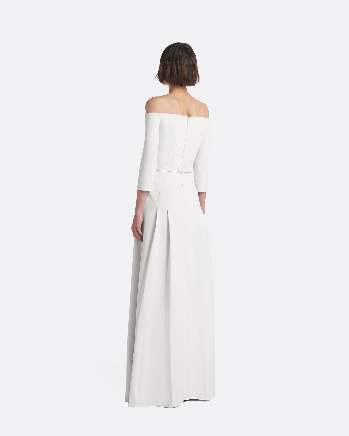 Amadora Long Dress in Ivory