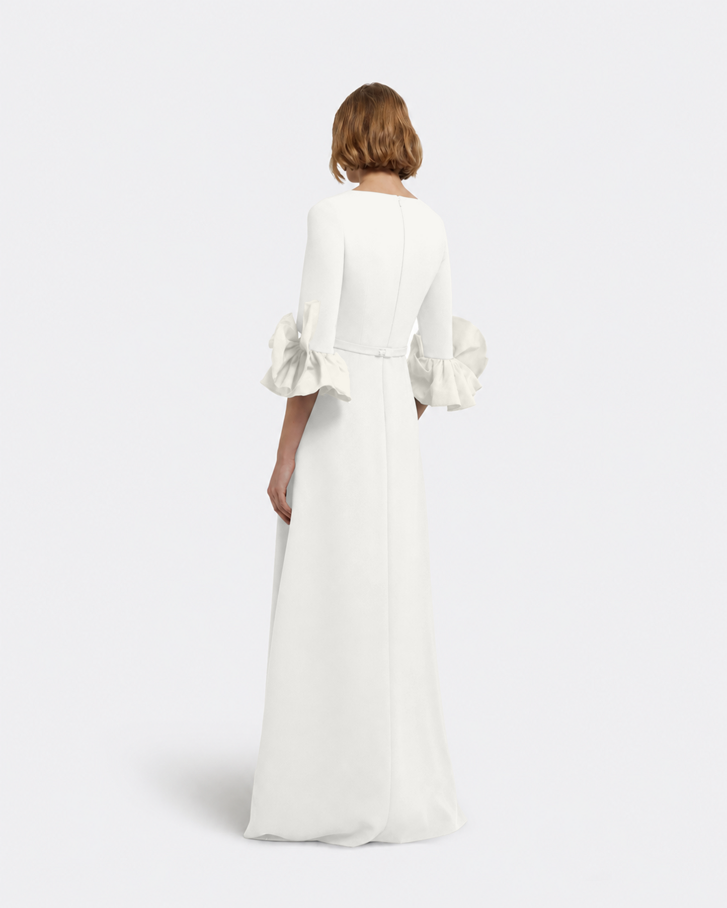 Belisa Long Dress in Ivory
