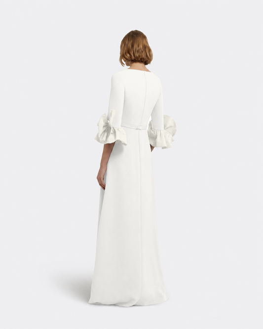 Belisa Long Dress in Ivory