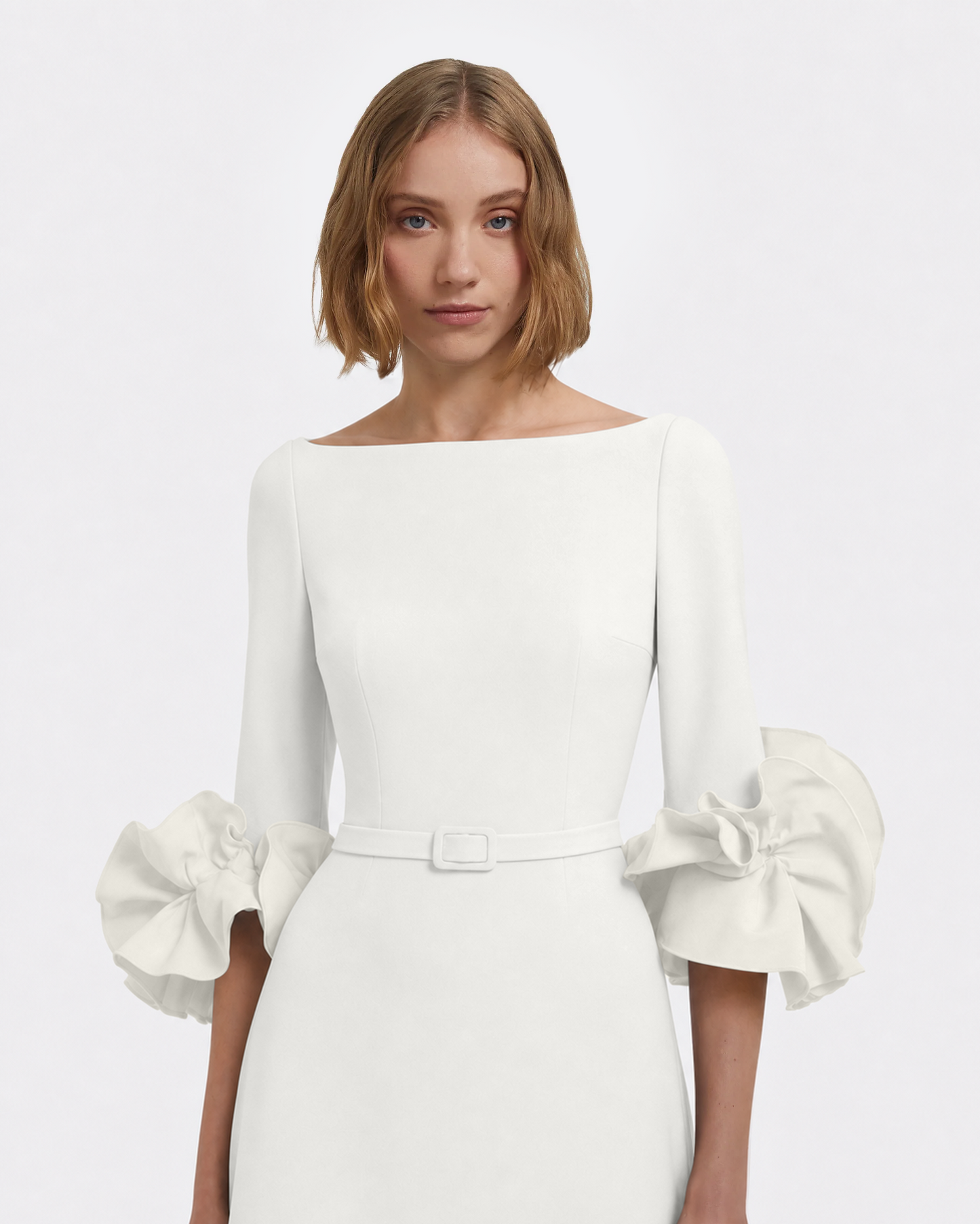Belisa Long Dress in Ivory