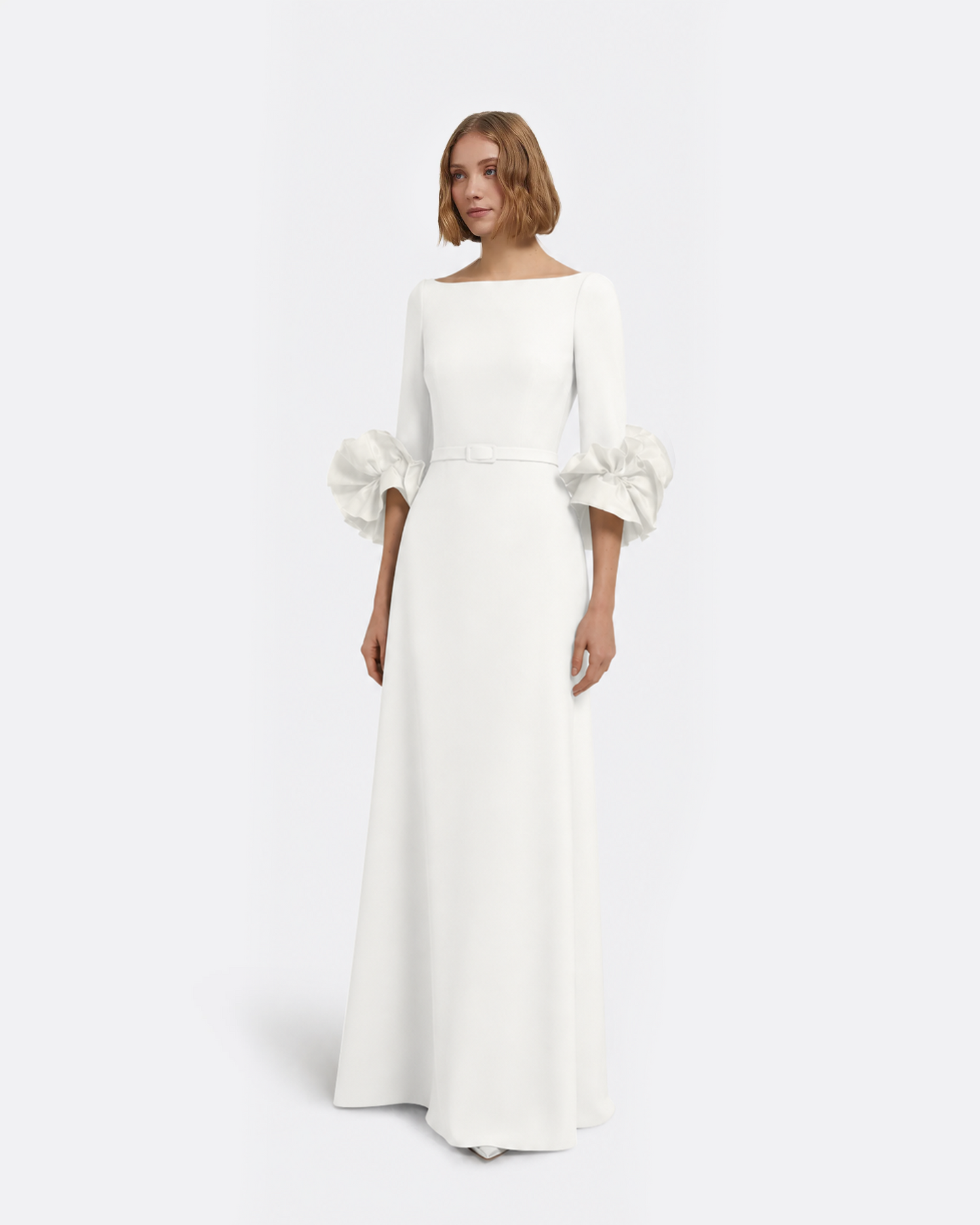 Belisa Long Dress in Ivory