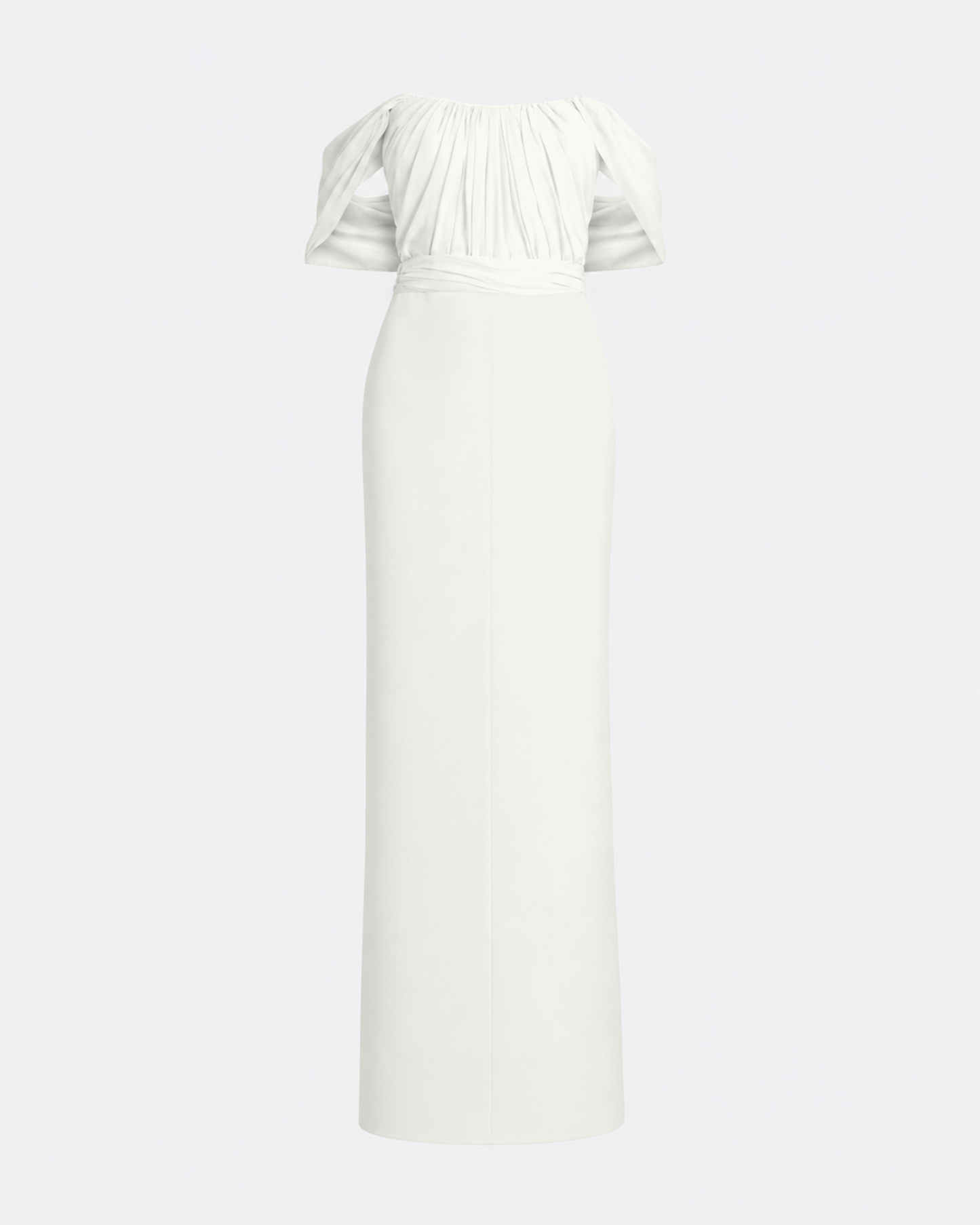 Iseah Long Dress in Ivory