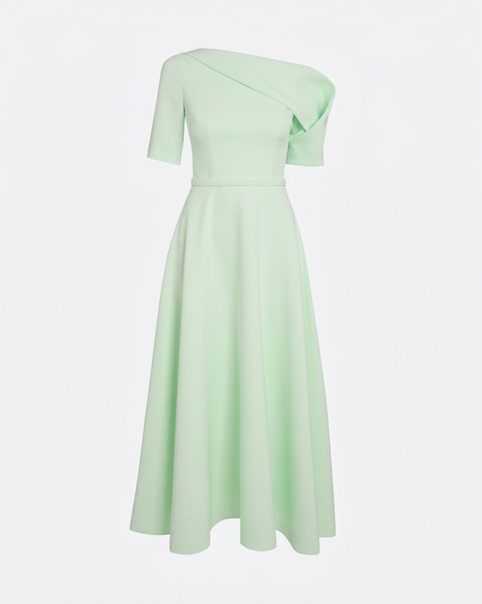 Melinda Midi Dress in Sea Glass